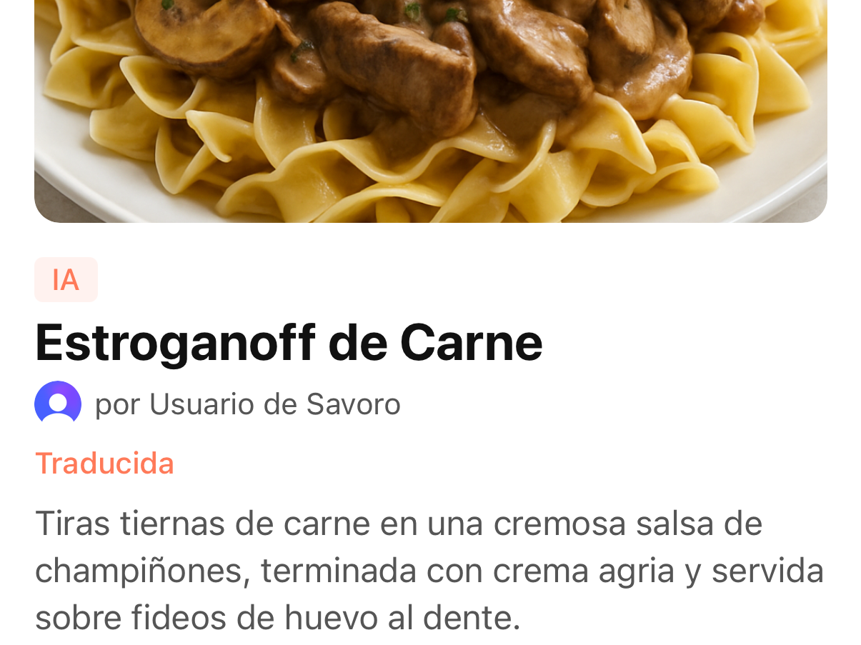 Platos del mundo en palabras familiares