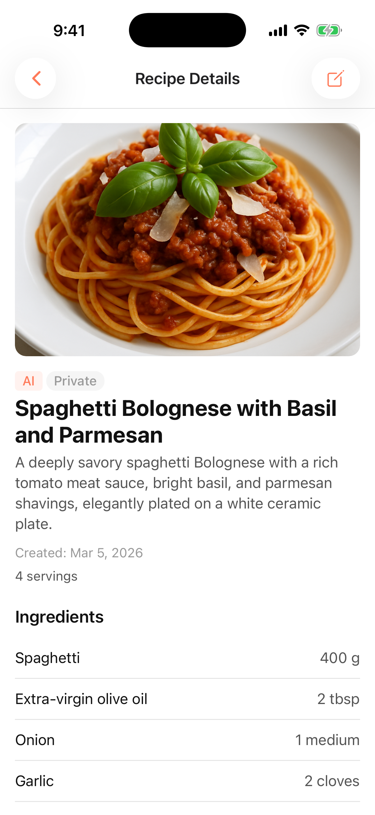 Recipes from around the world, in your language.