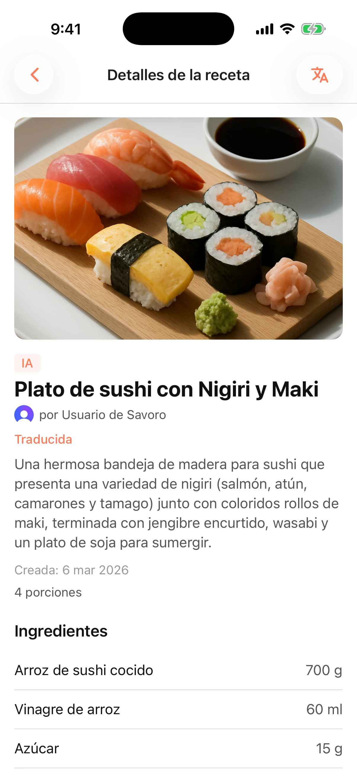 Recetas de todo el mundo, en tu idioma.